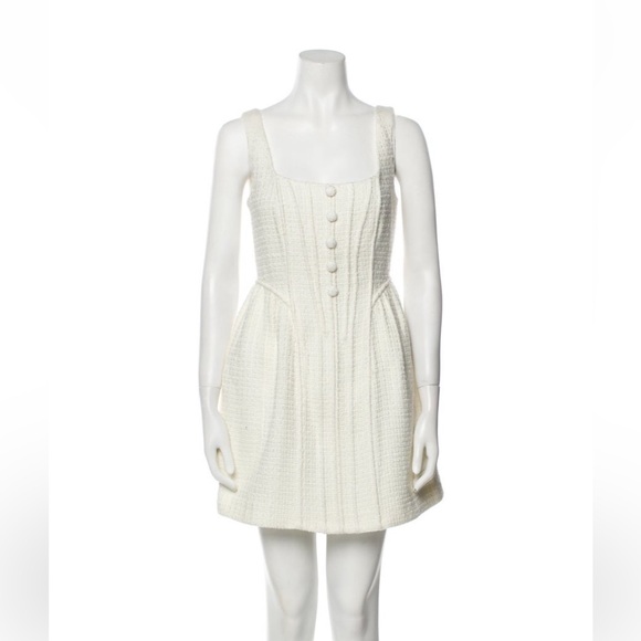 Self-Portrait tweed mini dress with tags - Picture 2 of 8